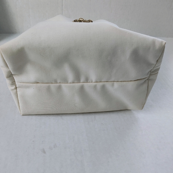 Dolce & Gabanna "Devotion" Cosmetic Bag Makeup Bag W Metal Heart Logo Beauty - Picture 6 of 15